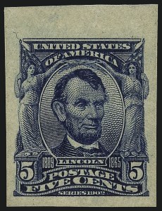 Sale 1093, Lot 42, 1906-08 Imperforates and Coils, 1903 Shield Issue (Scott 314H-322)