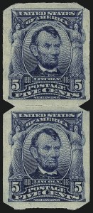 Sale 1093, Lot 45, 1906-08 Imperforates and Coils, 1903 Shield Issue (Scott 314H-322)
