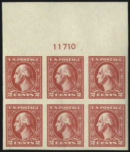 Sale 1093, Lot 497, 1918-21 Offset, Rotary and Bi-Colored Issues (Scott 525-547)