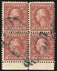 Sale 1093, Lot 515, 1918-21 Offset, Rotary and Bi-Colored Issues (Scott 525-547)