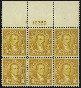 Sale 1093, Lot 527, 1922-25 Issue (Scott 551-573)