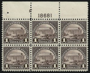 Sale 1093, Lot 533, 1922-25 Issue (Scott 551-573)
