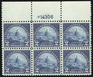 Sale 1093, Lot 536, 1922-25 Issue (Scott 551-573)