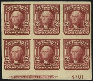 Sale 1093, Lot 55, 1906-08 Imperforates and Coils, 1903 Shield Issue (Scott 314H-322)