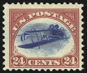 Sale 1093, Lot 584, Air Post Issues, including 24c Jenny Invert (C1-C76a, C3a)