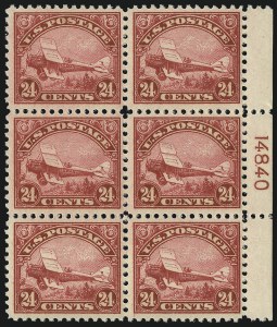 Sale 1093, Lot 588, Air Post Issues, including 24c Jenny Invert (C1-C76a, C3a)