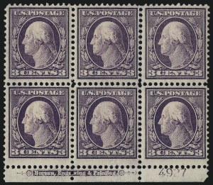 Sale 1093, Lot 84, 1908-10 Washington-Franklin Issues (Scott 331-342)