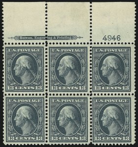Sale 1093, Lot 90, 1908-10 Washington-Franklin Issues (Scott 331-342)
