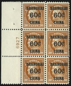 Sale 1094, Lot 135, Offices in China (Scott K1-K18)