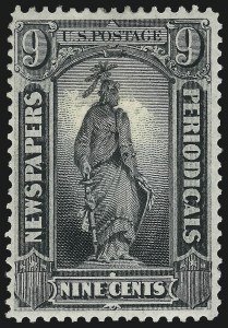 Sale 1094, Lot 172, Newspapers & Periodicals: 1875 Issue (Scott PR9-PR32)