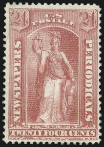 Sale 1094, Lot 173, Newspapers & Periodicals: 1875 Issue (Scott PR9-PR32)