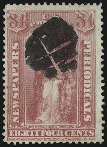 Sale 1094, Lot 179, Newspapers & Periodicals: 1875 Issue (Scott PR9-PR32)