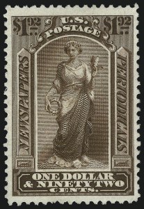 Sale 1094, Lot 182, Newspapers & Periodicals: 1875 Issue (Scott PR9-PR32)