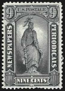 Sale 1094, Lot 207, Newspapers & Periodicals: 1875 Continental Special Printing (Scott PR33-PR48)