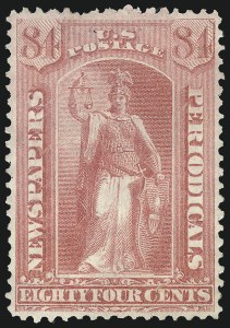 Sale 1094, Lot 219, Newspapers & Periodicals: 1875 Continental Special Printing (Scott PR33-PR48)