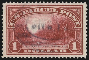 Sale 1094, Lot 297, Parcel Post (Scott Q1-Q12)