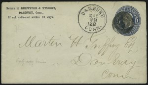 Sale 1094, Lot 325, Postal Stationery and Postal Cards (Scott U, UX, UZ)