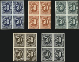 Sale 1094, Lot 33, Postage Due: Essays and Proofs