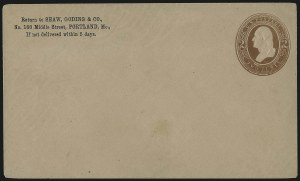 Sale 1094, Lot 332, Postal Stationery and Postal Cards (Scott U, UX, UZ)