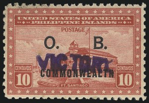 Sale 1094, Lot 405, United States Possessions: Philippines