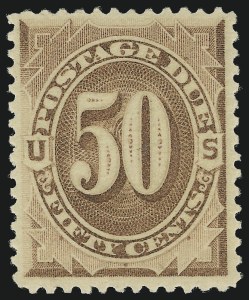 Sale 1094, Lot 41, Postage Due: 1879-91 Issues (Scott J1-J28)