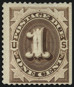 Sale 1094, Lot 42, Postage Due: 1879-91 Issues (Scott J1-J28)