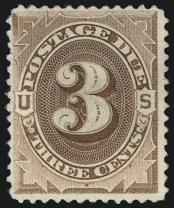 Sale 1094, Lot 44, Postage Due: 1879-91 Issues (Scott J1-J28)
