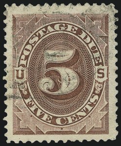Sale 1094, Lot 54, Postage Due: 1879-91 Issues (Scott J1-J28)