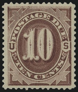 Sale 1094, Lot 55, Postage Due: 1879-91 Issues (Scott J1-J28)