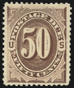Sale 1094, Lot 61, Postage Due: 1879-91 Issues (Scott J1-J28)