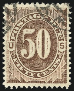 Sale 1094, Lot 62, Postage Due: 1879-91 Issues (Scott J1-J28)