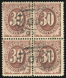 Sale 1094, Lot 64, Postage Due: 1879-91 Issues (Scott J1-J28)