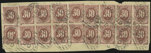Sale 1094, Lot 65, Postage Due: 1879-91 Issues (Scott J1-J28)