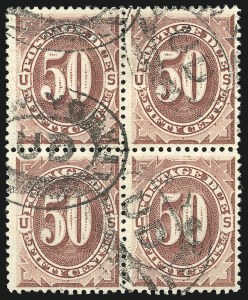 Sale 1094, Lot 67, Postage Due: 1879-91 Issues (Scott J1-J28)