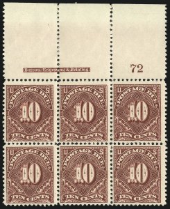 Sale 1094, Lot 77, Postage Due: 1894-1912 Issues (Scott J29-J50)