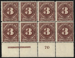 Sale 1094, Lot 80, Postage Due: 1894-1912 Issues (Scott J29-J50)