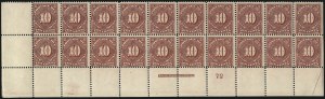 Sale 1094, Lot 83, Postage Due: 1894-1912 Issues (Scott J29-J50)