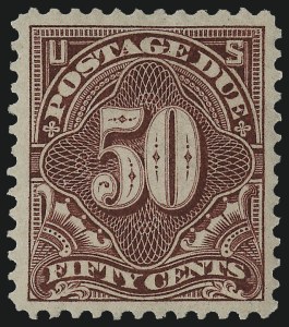 Sale Number 1094, Lot Number 87, Postage Due: 1894-1912 Issues (Scott J29-J50)