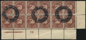 Sale 1094, Lot 88, Postage Due: 1894-1912 Issues (Scott J29-J50)