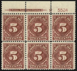Sale 1094, Lot 90, Postage Due: 1894-1912 Issues (Scott J29-J50)
