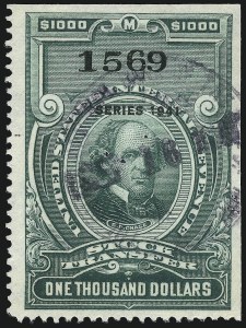 Sale 1096, Lot 1010, Stock Transfer, Wine, Silver Tax, Balance of Revenues