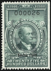 Sale 1096, Lot 1011, Stock Transfer, Wine, Silver Tax, Balance of Revenues