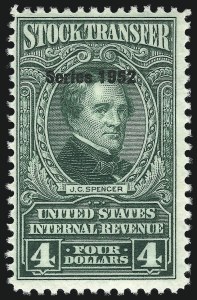 Sale 1096, Lot 1015, Stock Transfer, Wine, Silver Tax, Balance of Revenues