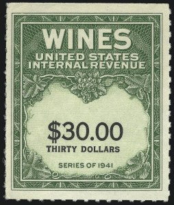 Sale 1096, Lot 1022, Stock Transfer, Wine, Silver Tax, Balance of Revenues