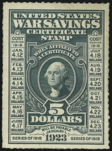 Sale 1096, Lot 1044, Savings Stamps