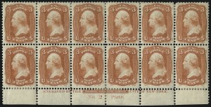 Sale 1096, Lot 105, 1861 First Designs and Colors (Scott 55-62B)