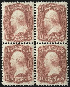 Sale 1096, Lot 107, 1861 First Designs and Colors (Scott 55-62B)