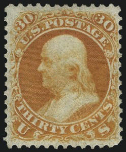 Sale 1096, Lot 110, 1861 First Designs and Colors (Scott 55-62B)