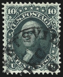 Sale 1096, Lot 114, 1861 First Designs and Colors (Scott 55-62B)