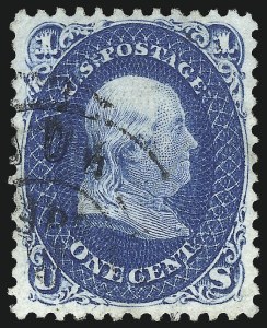 Sale 1096, Lot 117, 1861-66 Issue (Scott 63-68)